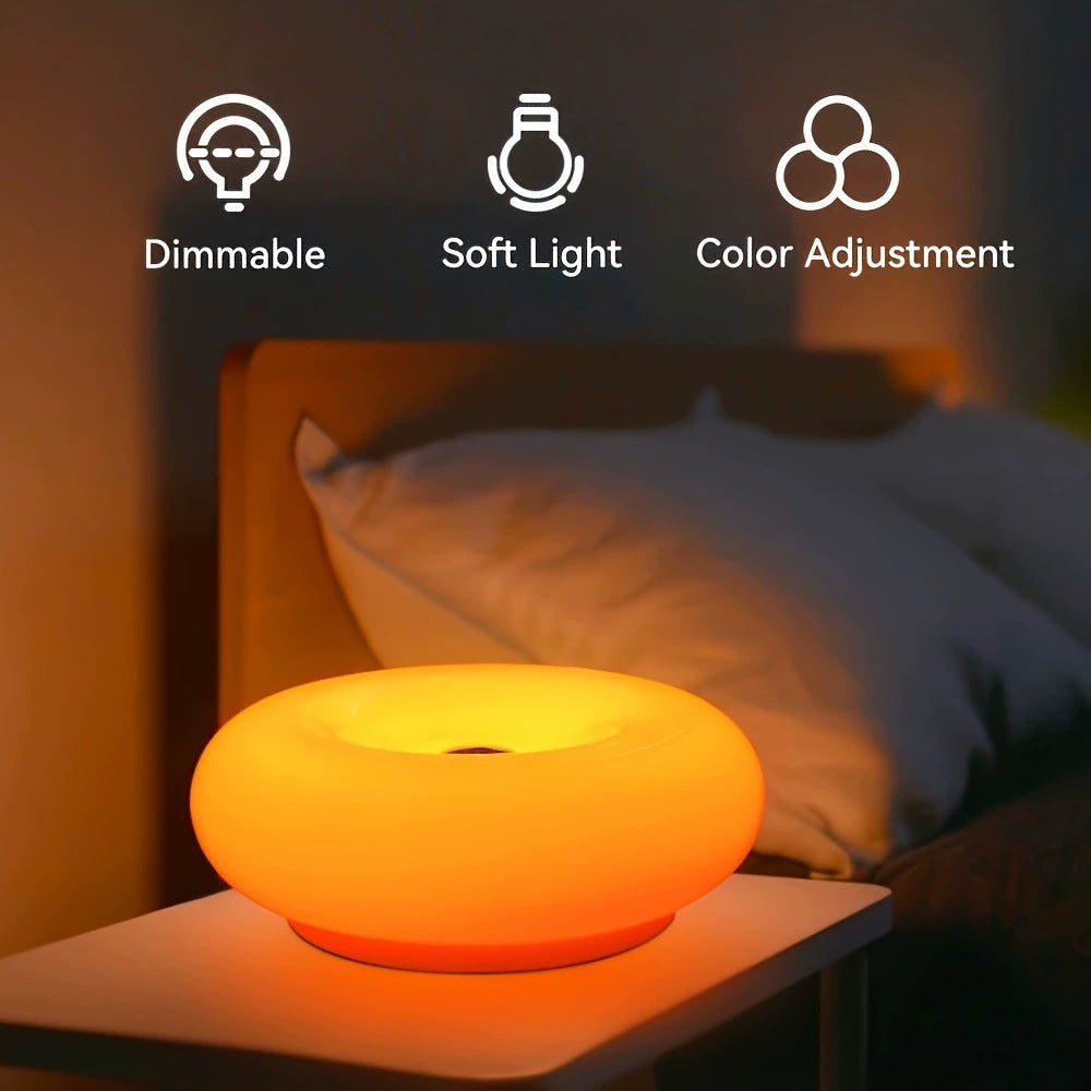 CityLumi "The Halo" | Modernist Donut Art Lamp & Stepless Dimmable Ambient Light