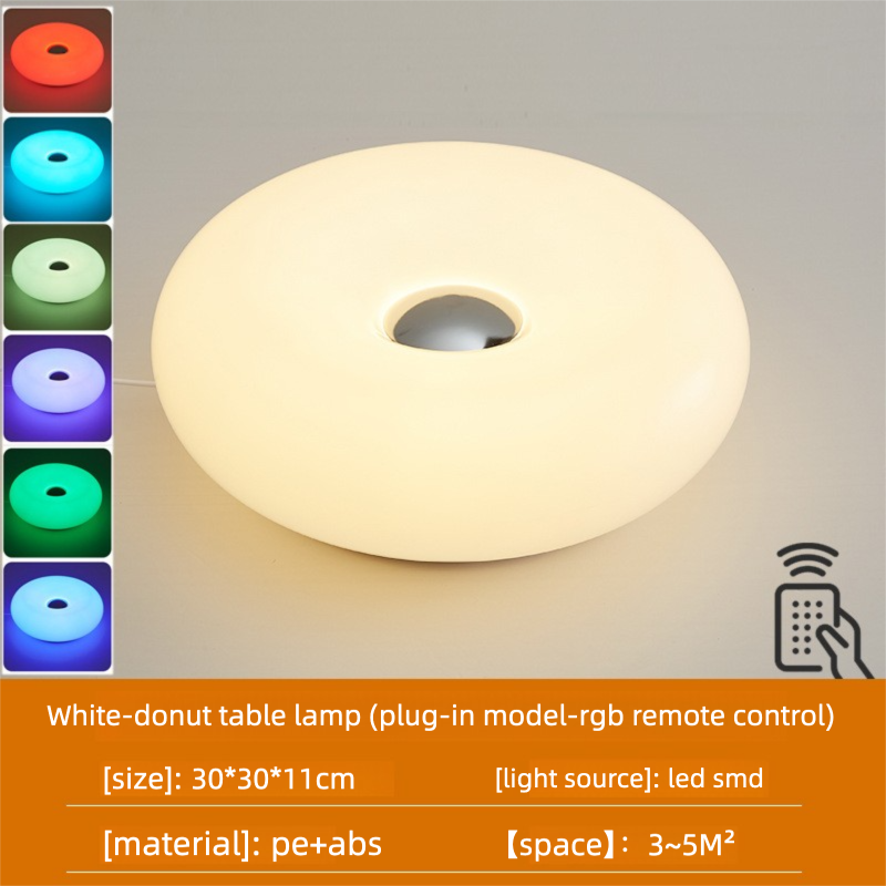 CityLumi "The Halo" | Modernist Donut Art Lamp & Stepless Dimmable Ambient Light