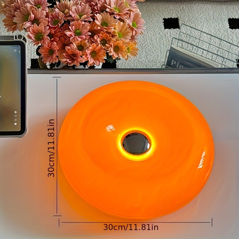 CityLumi "The Halo" | Modernist Donut Art Lamp & Stepless Dimmable Ambient Light