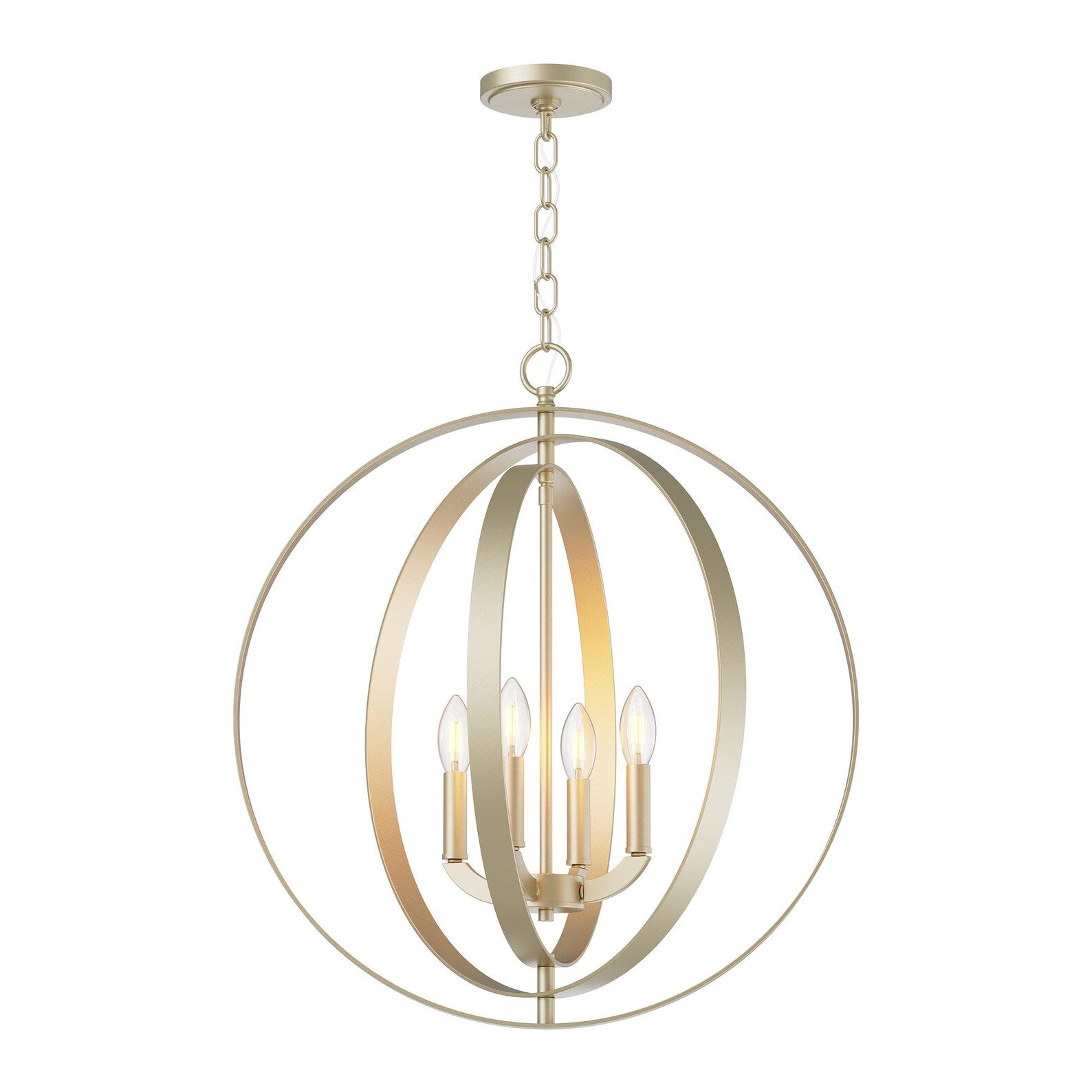 Stunning Industrial Chic Orb Chandelier: Bring Modern Elegance to Your Place