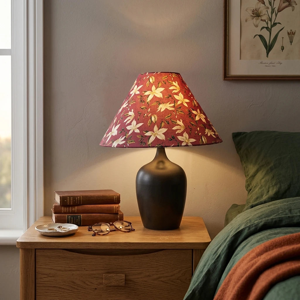 CityLumi Song-Vase Table Lamp | Oriental Minimalist Bedside Light