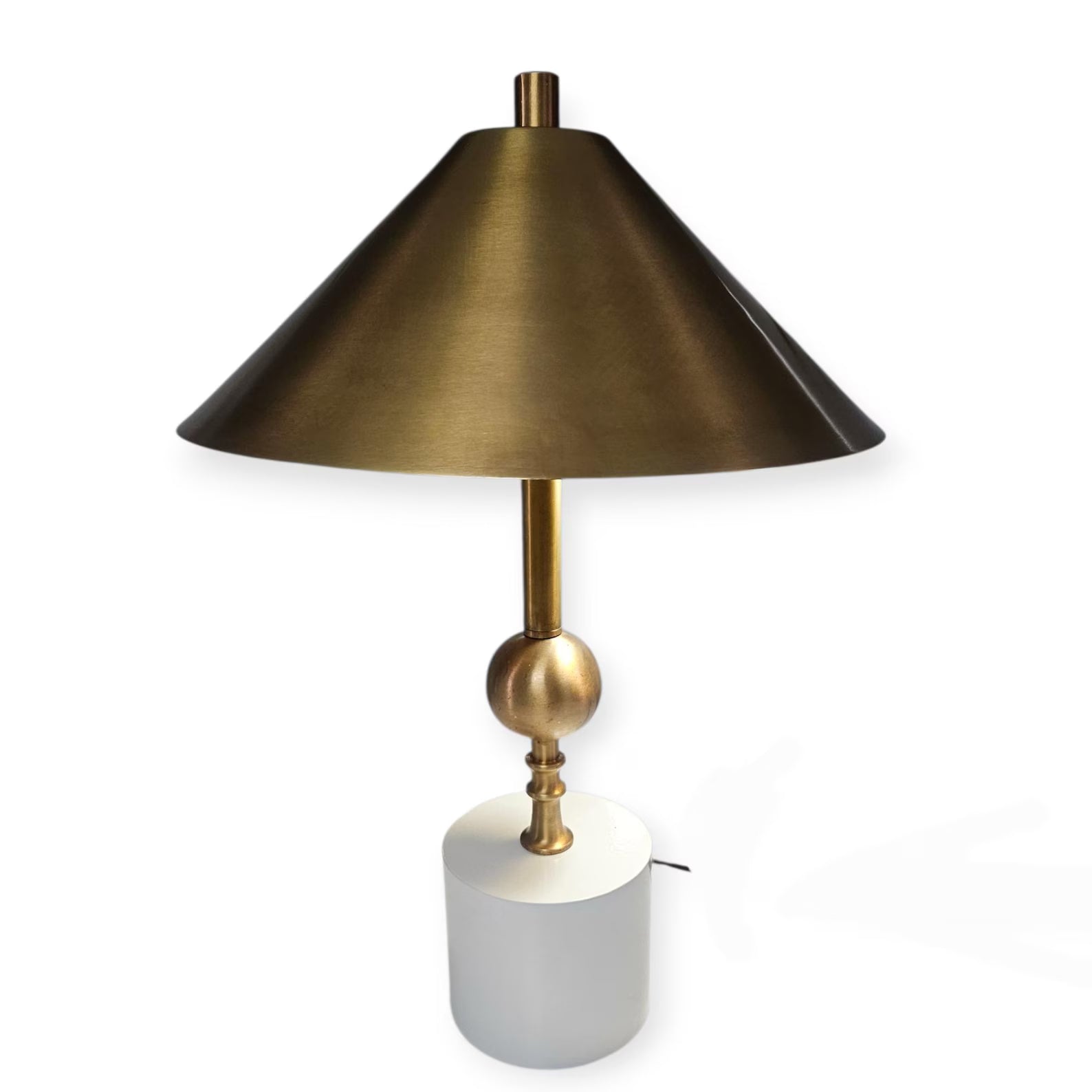 Bespoke Stilnovo Curved Linear Light: Mid-Century Brass Pendant, Italian Art for Home Gifting
